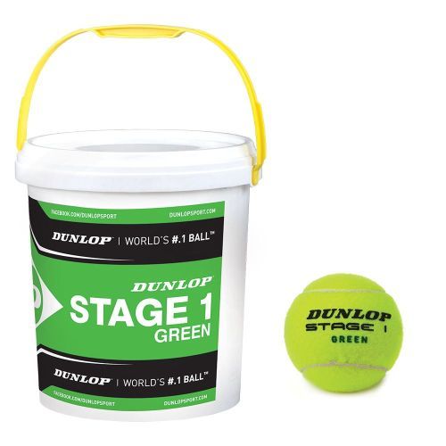 Dunlop Stage 1 Green BallS (cesto da 60 palle)-0