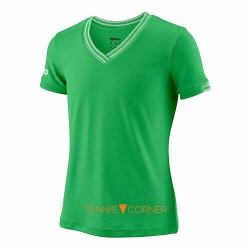Wilson Girl Team V-Neck T-Shirt-0