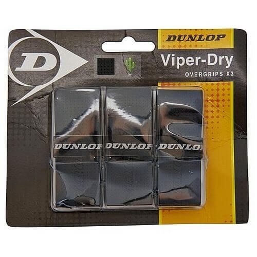 Dunlop Viper Dry Overgrip x3 Overgrip da Tennis -TennisCornerShop