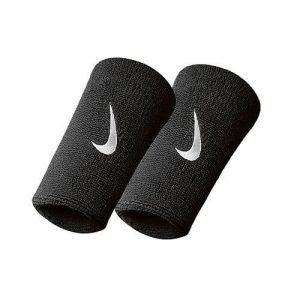 Nike Swoosh Double-Wide Wristbands Polsini da Tennis - TennisCornerShop